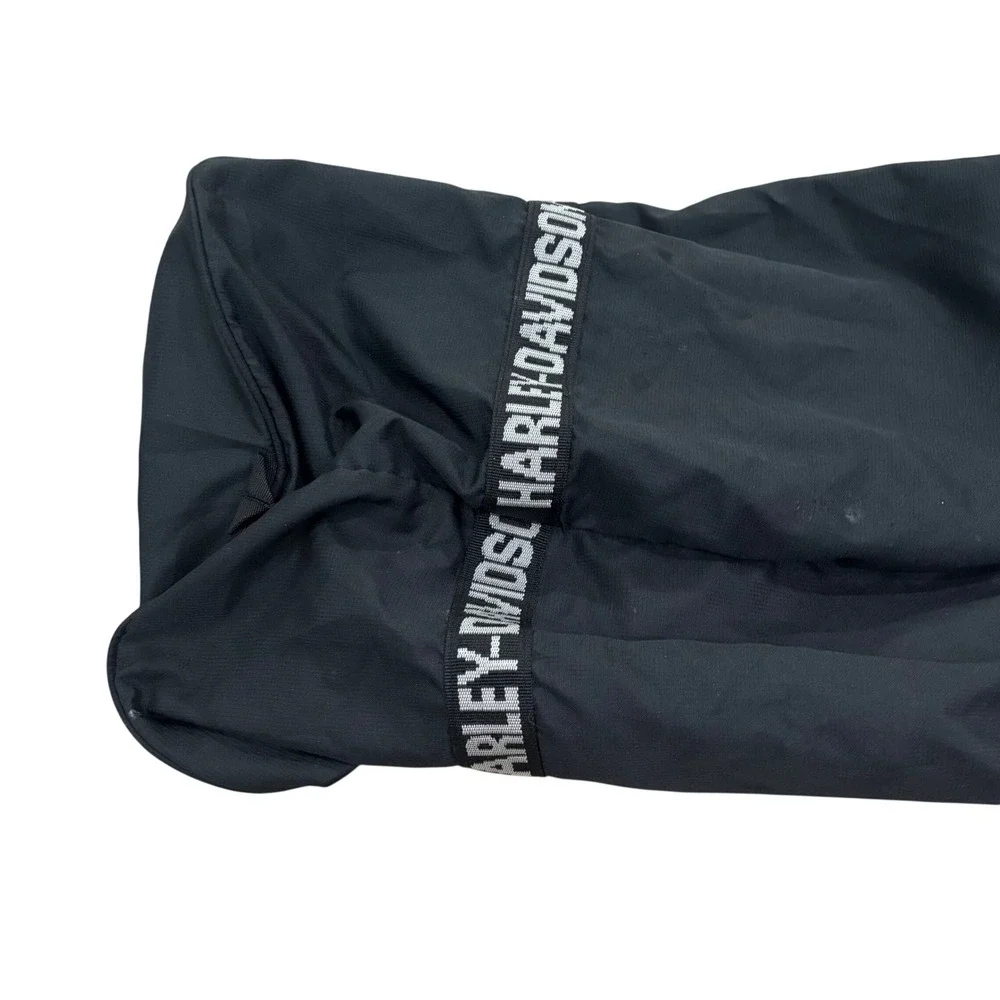 Harley-Davidson Packable Duffle Bag Black Logo Travel Gym Bag